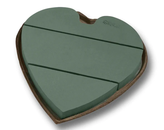 Oasis Foam Heart - Open/Solid